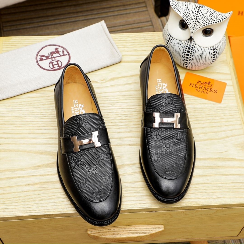H**mes leather shoes